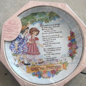 Paula's Collector's Plate with Special Friends Design